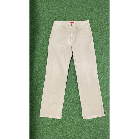 ALFANI MEN'S PANTS BROWN SIZE 30X30 SLIM FIT STRETCH STRAIGHT KHAKI CASUAL CHINO - Picture 1 of 6